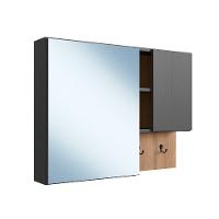 Conjunto para Banheiro com Cuba Estella 2 PT 1 GV Mel e Grafite - 10