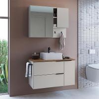 Conjunto para Banheiro com Cuba Pamplona 4 PT 1 GV Arenas e Mel - 1