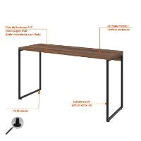 Mesa de Escritório Free Nogal 135 cm - 4