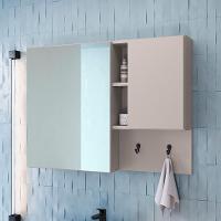 Armário de Banheiro com Espelho Berti 2 PT Arenas - 5