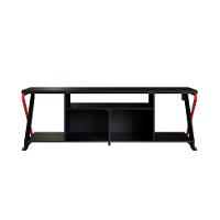 Rack Gamer para TV até 60 Polegadas Linus com LED 2 PT Preto e Vermelho - 5