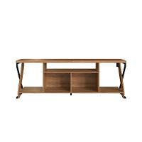 Rack Gamer para TV até 60 Polegadas Linus com LED 2 PT Mel e Preto - 10