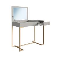 Penteadeira com Espelho Amélia 1 PT 1 GV Arenas e Champagne