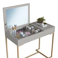 Penteadeira com Espelho Amélia 1 PT 1 GV Arenas e Champagne - 6