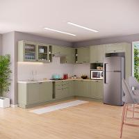 Cozinha Completa Évora 16 PT 3 GV Verde Hill - 1