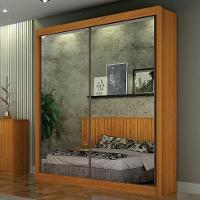 Guarda-Roupa Casal com Espelho São Paulo 2 PT 3 GV Cinamomo - 4