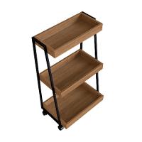 Carrinho Multiuso Albi Mel e Preto