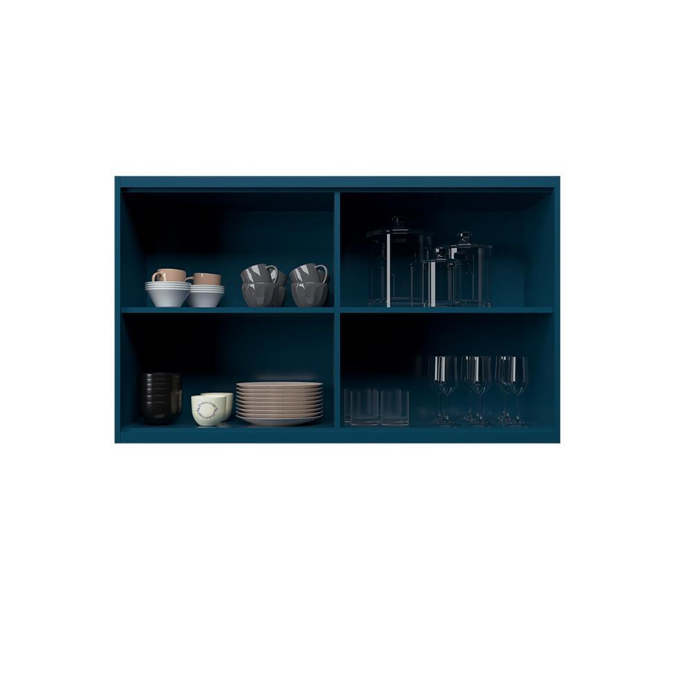 Cozinha Completa Évora com Bancada 6 PT 3 GV Azul Órion - 8