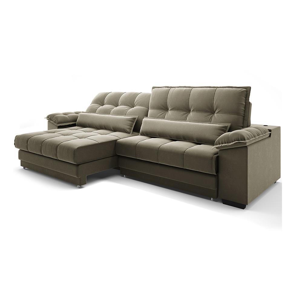 Sofá 5 Lugares Retrátil e Reclinável Majestic Veludo Fendi - 7