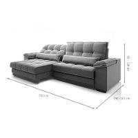 Sofá 3 Lugares Retrátil e Reclinável Majestic Veludo Cinza - 3