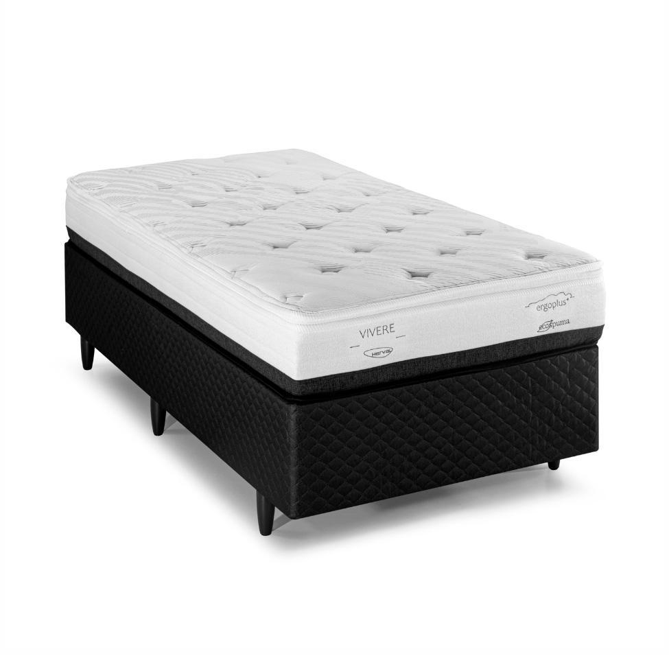 Base para Cama Box Solteiro Idea (28x88x188) Preta - 5