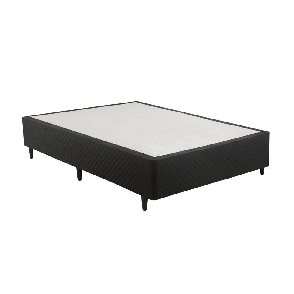 Base para Cama Box Casal Idea (28x138x188) Preta - 1