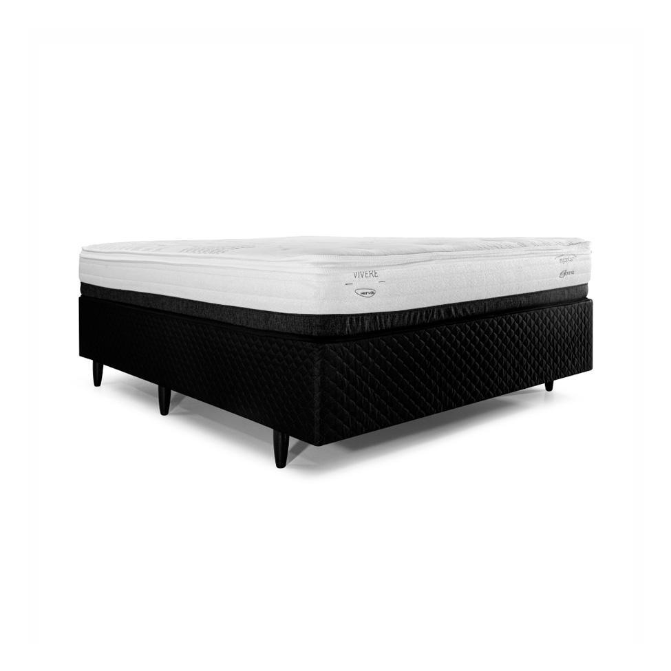 Base para Cama Box Casal Idea (28x138x188) Preta - 4