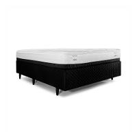 Base para Cama Box Casal Idea (28x138x188) Preta