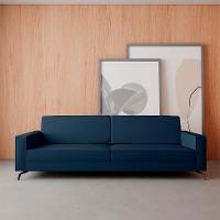 Sofá 3 Lugares Angelo Linho Azul 210 cm - 2