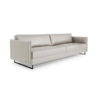 Sofá 3 Lugares Enrico Linho Bege 210 cm - 1