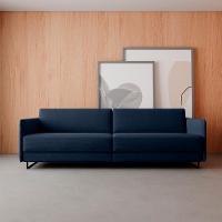 Sofá 3 Lugares Enrico Linho Azul 210 cm - 2