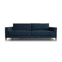 Sofá 3 Lugares Benjamin Linho Azul 180 cm - 4