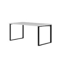 Mesa de Escritório Málaga Branca e Preta 150 cm - 2