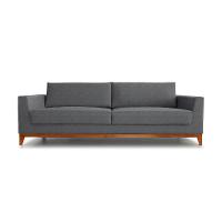 Sofá 3 Lugares Bartô Linho Cinza 240 cm - 3