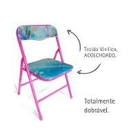 Conjunto de Mesa Infantil e Cadeira Louie Rosa - 4