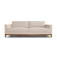Sofá 3 Lugares Bartô Linho Bege 210 cm - 4