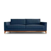 Sofá 3 Lugares Bartô Linho Azul 210 cm - 4