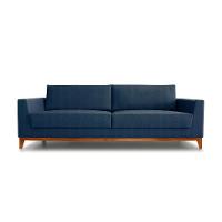Sofá 3 Lugares Bartô Linho Azul 180 cm - 4