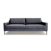 Sofá 4 Lugares Peppe Linho Cinza 260 cm - 4