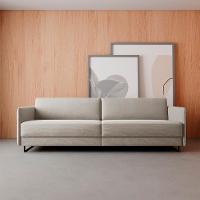 Sofá 4 Lugares Enrico Linho Bege 260 cm - 2