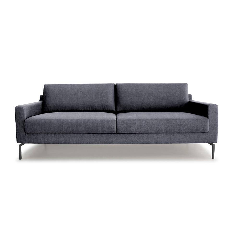 Sofá 3 Lugares Peppe Linho Cinza 180 cm - 4