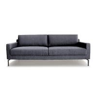 Sofá 3 Lugares Peppe Linho Cinza 180 cm - 4