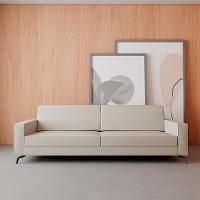 Sofá 4 Lugares Angelo Linho Bege 260 cm - 2