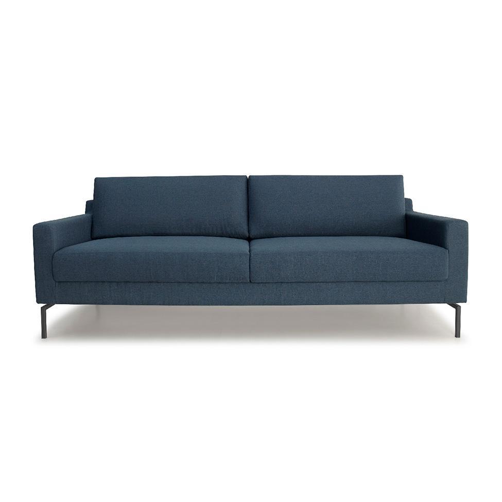 Sofá 3 Lugares Peppe Linho Azul 240 cm - 4