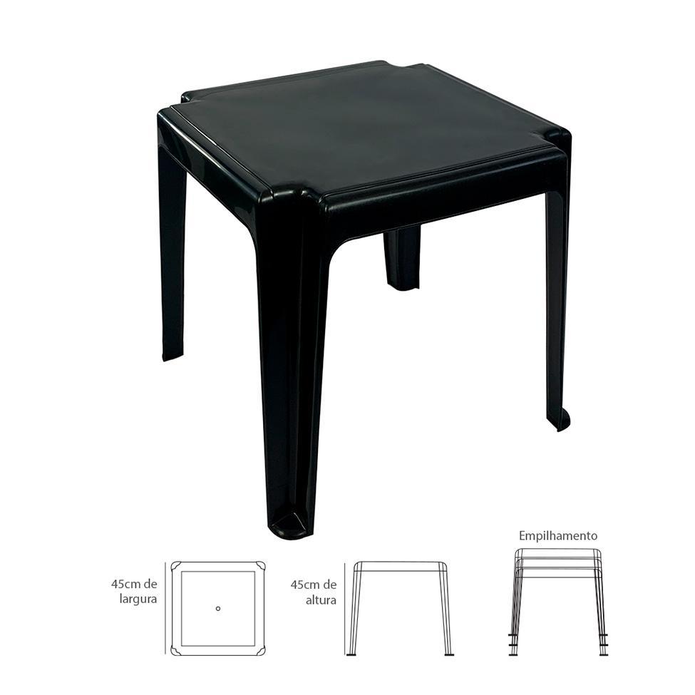 Mesa Lateral para Área Externa Lesis Preta - 2