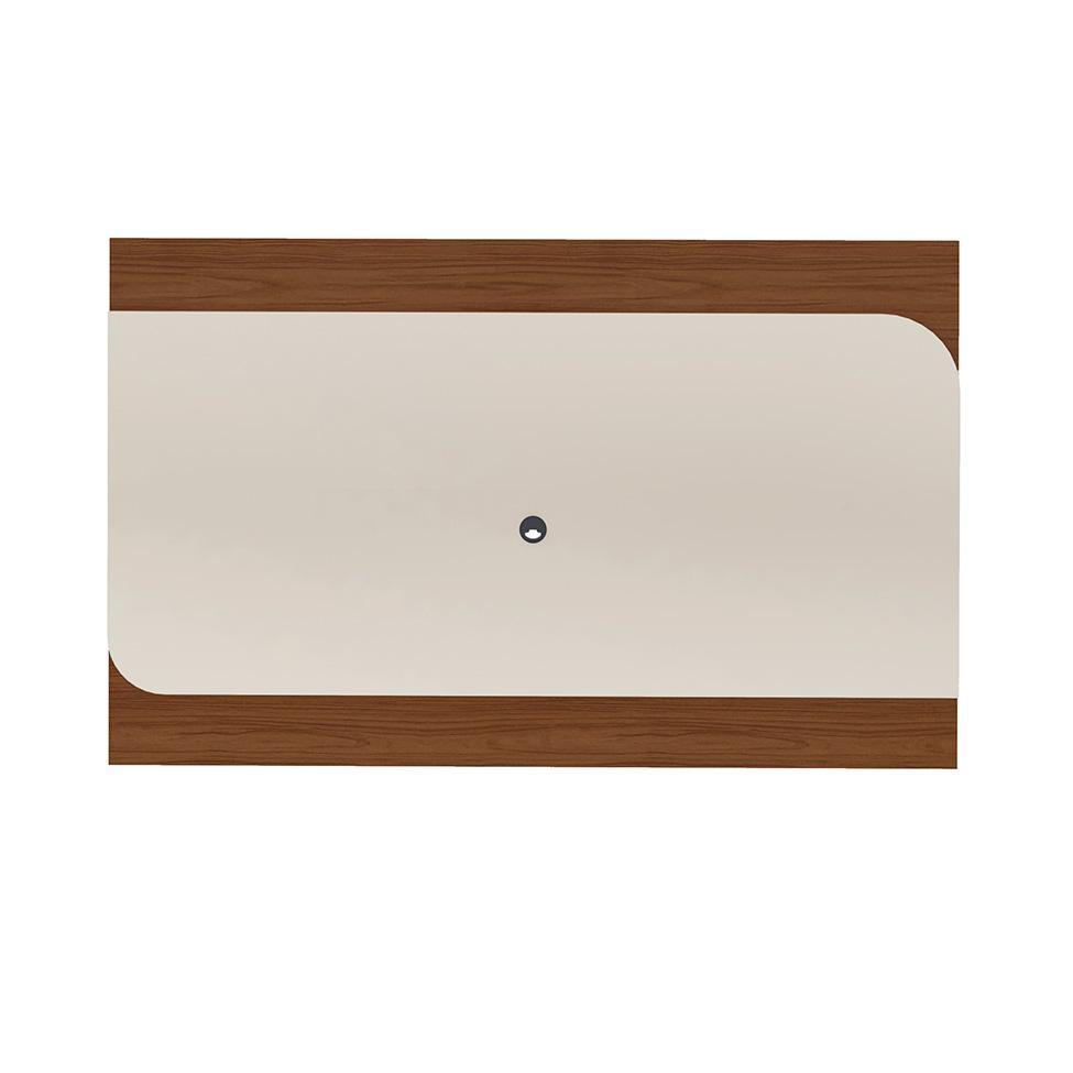 Painel para TV até 86 Polegadas Elegance Cedro e Off White - 4