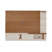 Painel com Rack Suspenso até 72 Polegadas Toronto 2 PT Cinamomo e Off White - 5