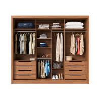 Guarda-Roupa Casal Montclair Flex 3 PT 8 GV Off White e Canela - 6