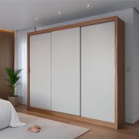 Guarda-Roupa Casal Montclair Flex 3 PT 8 GV Off White e Canela - 7
