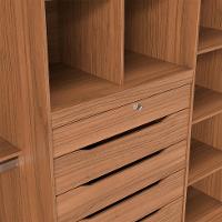 Guarda-Roupa Casal Montclair Flex 3 PT 6 GV Off White e Canela - 6