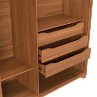 Guarda-Roupa Casal com Espelho Rockford 6 PT 6 GV Canela - 8