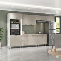 Cozinha Completa Maranello 100% MDF 12 PT 4 GV Bege - 1