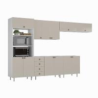 Cozinha Completa Maranello 100% MDF 12 PT 4 GV Bege - 5