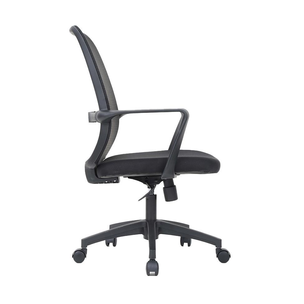 Cadeira de Escritório Secretária Giratória Hank Preta - 4