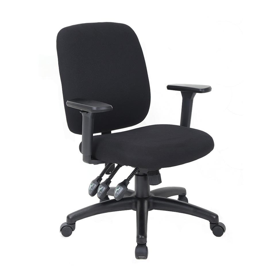 Cadeira de Escritório Diretor Giratória Walle Preta - 1