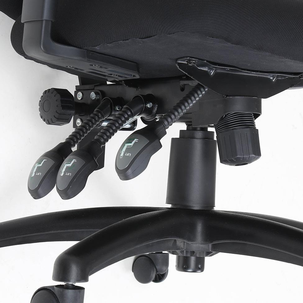 Cadeira de Escritório Diretor Giratória Walle Preta - 6