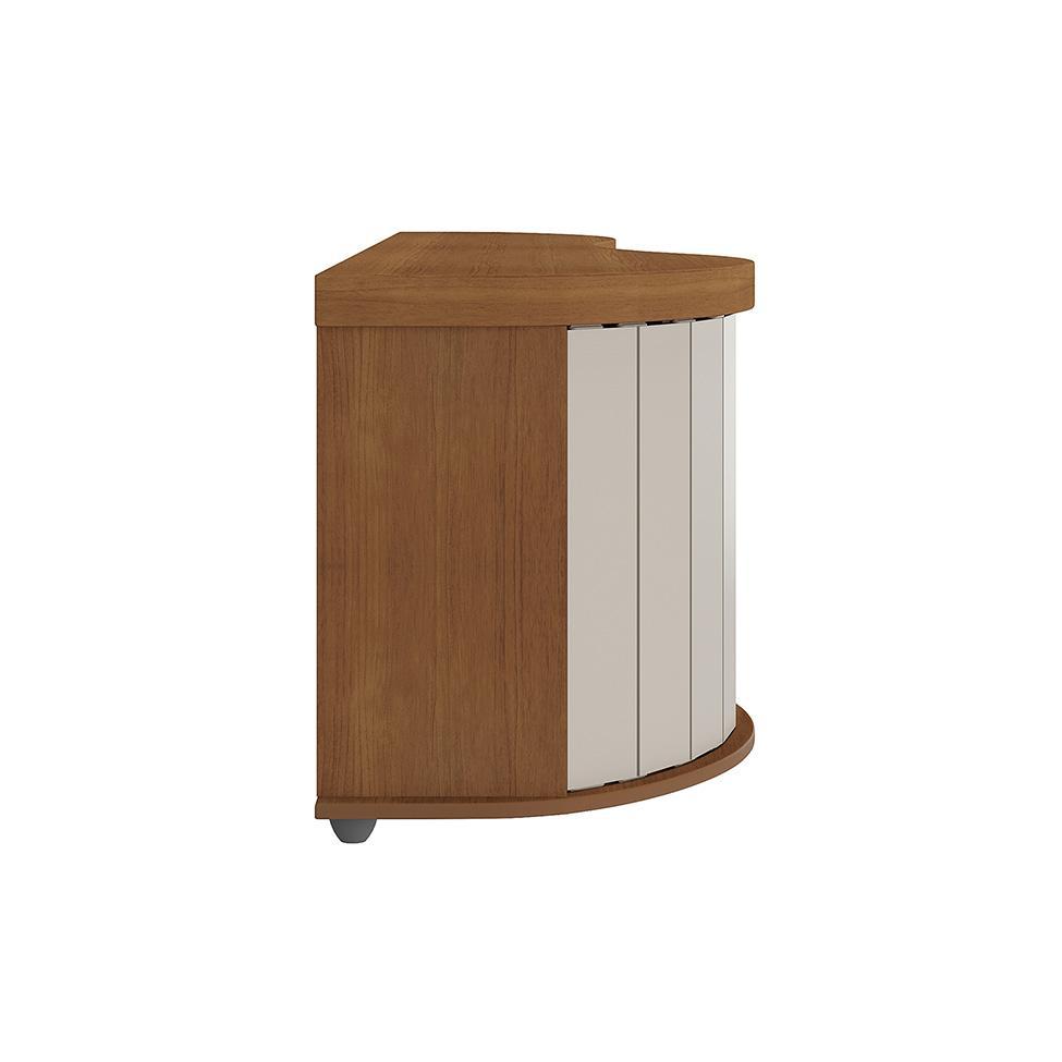 Rack para TV até 75 Polegadas Magnum Flex 1 PT Cinamomo e Off White - 6