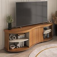 Rack para TV até 75 Polegadas Magnum Flex 1 PT Cinamomo e Off White