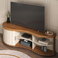 Rack para TV até 75 Polegadas Magnum Flex 1 PT Cinamomo e Off White - 10