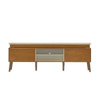 Rack para TV até 75 Polegadas Lumina 2 PT Cinamomo e Off White - 5